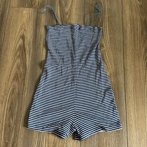 Zara Striped PJ Romper
